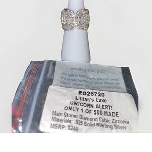 Lillian’s Luxe Unicorn Solid Sterling Silver Size 6 Bomb Party